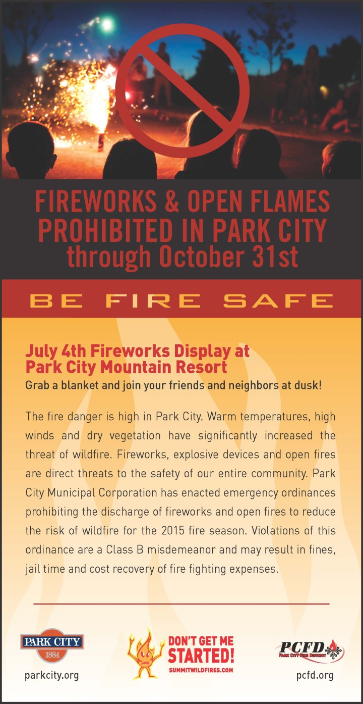 Fireworks & Open Fires Ban (ad)