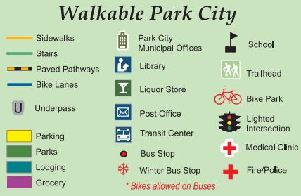 Park City Transit Map Bus   Bike   Walk | Park City, UT