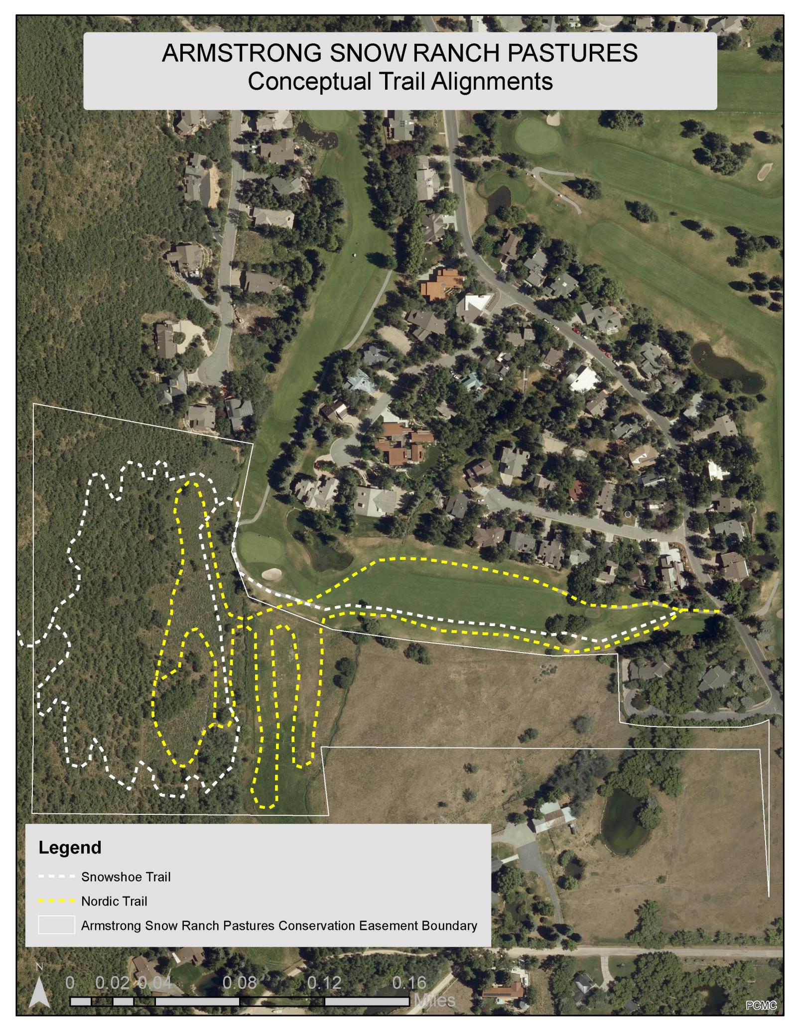 Armstrong Snow Ranch Pastures - Conceptual Trail Map