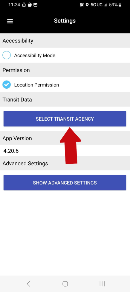 App Troubleshooting, myStop