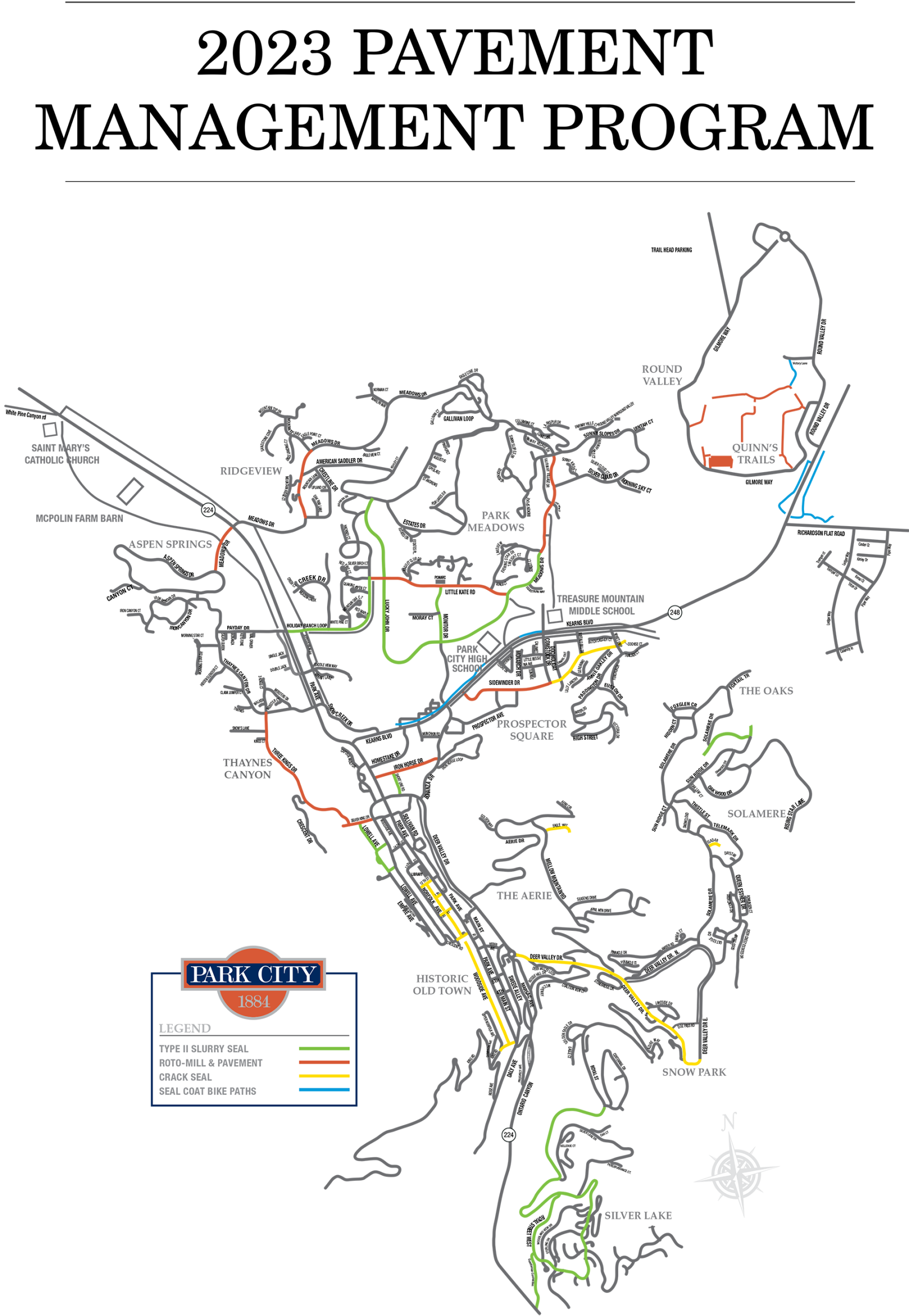 2023 Pavement Map 11 x 17