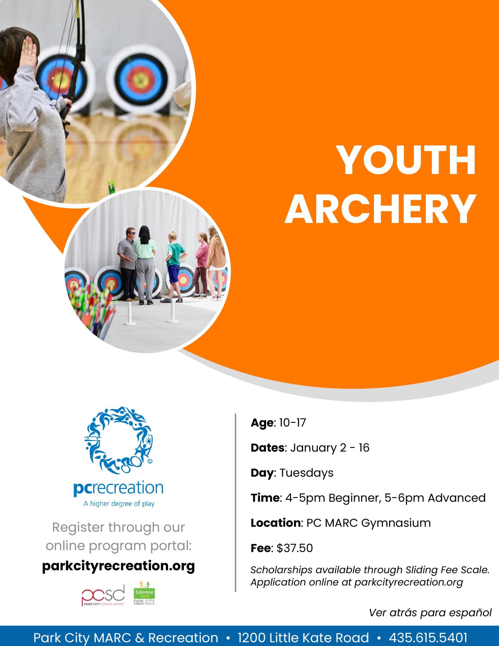 Youth Archery - November 2023 English