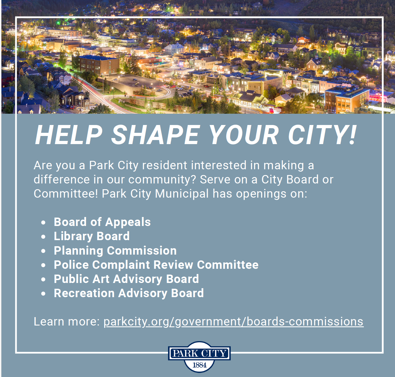 Boards and Commissions Flyer